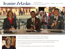 Tablet Screenshot of jeannezelasko.com